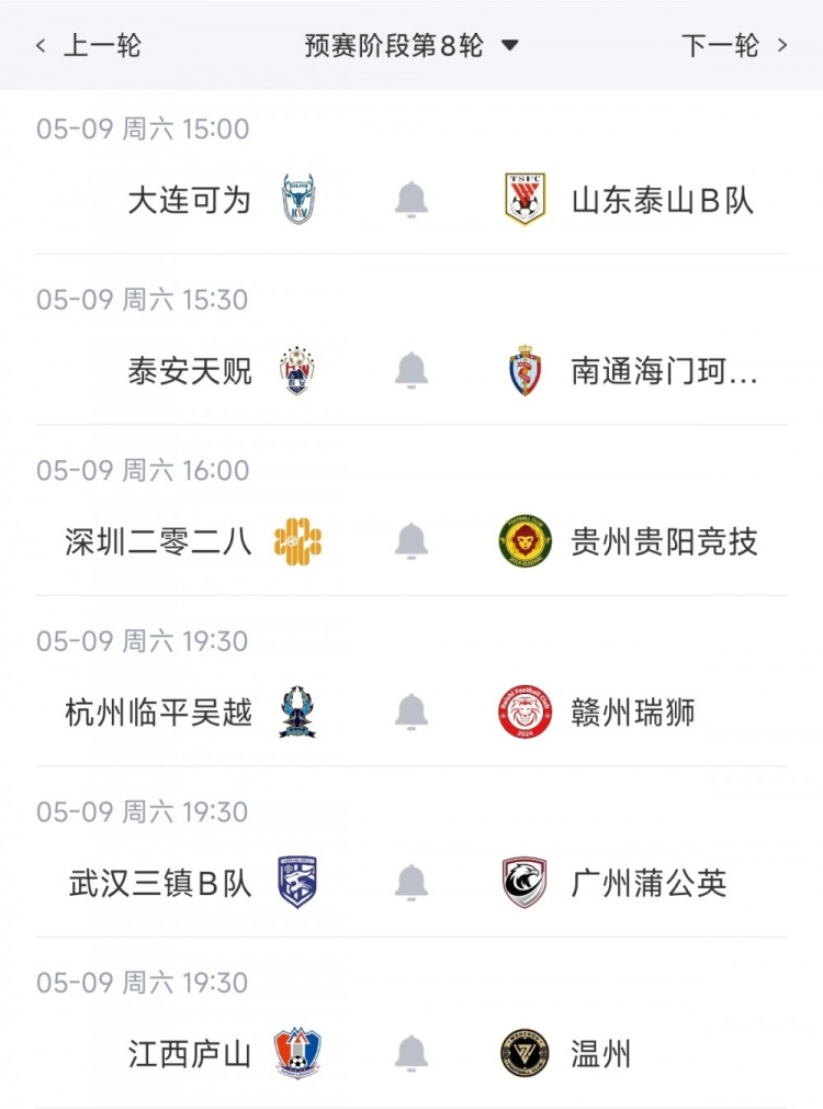 中乙第7轮综述:海港B队小胜领跑北区,贵阳竞技登顶南区 中乙第7轮综述:海港B队小胜领跑北区,贵阳竞技登顶南区