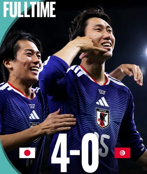 4比0!日本创世界杯队史最大胜 亚洲球队独一档